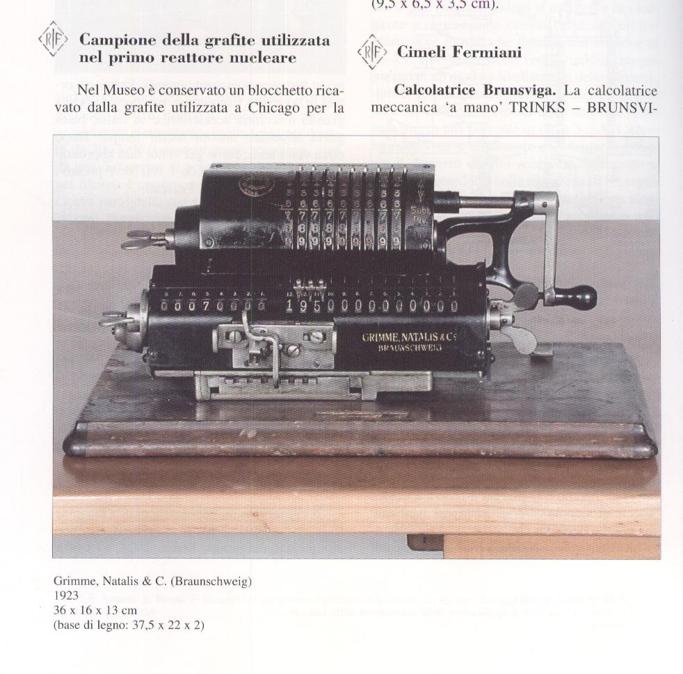 Brunsviga Enrica Fermiho