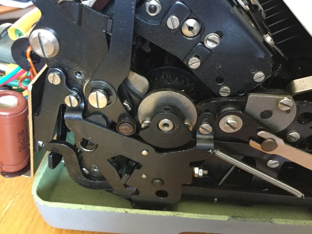 Detail zadní levé části.