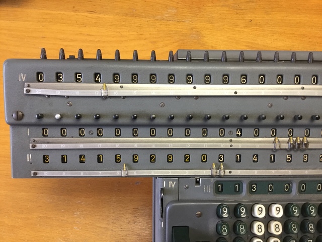 Registry kalkulátoru MADAS 20ATG po dělení 355/113